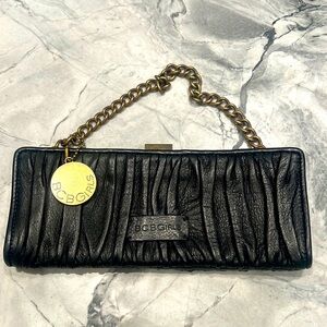 BCBG satchel/ wallet leather NEW never used